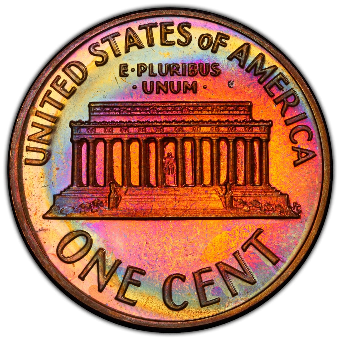 Cent 'Large Date' Reverse