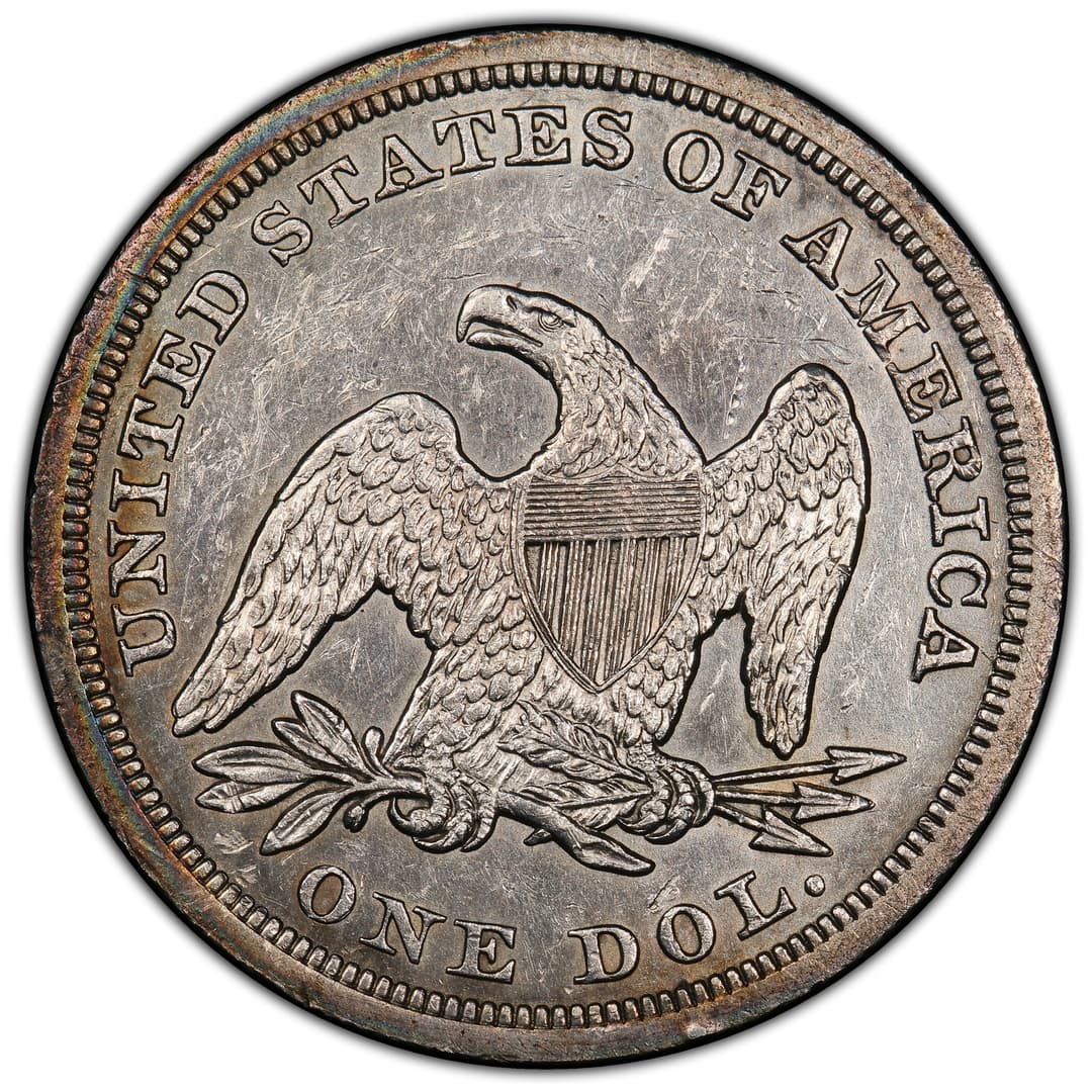 Seated Liberty Dollar Reverse