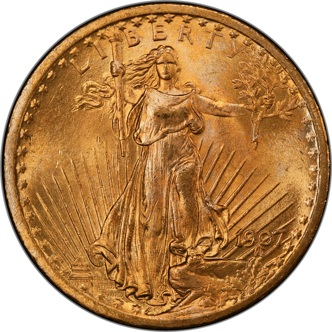 Saint-Gaudens Gold Double Eagle Obverse