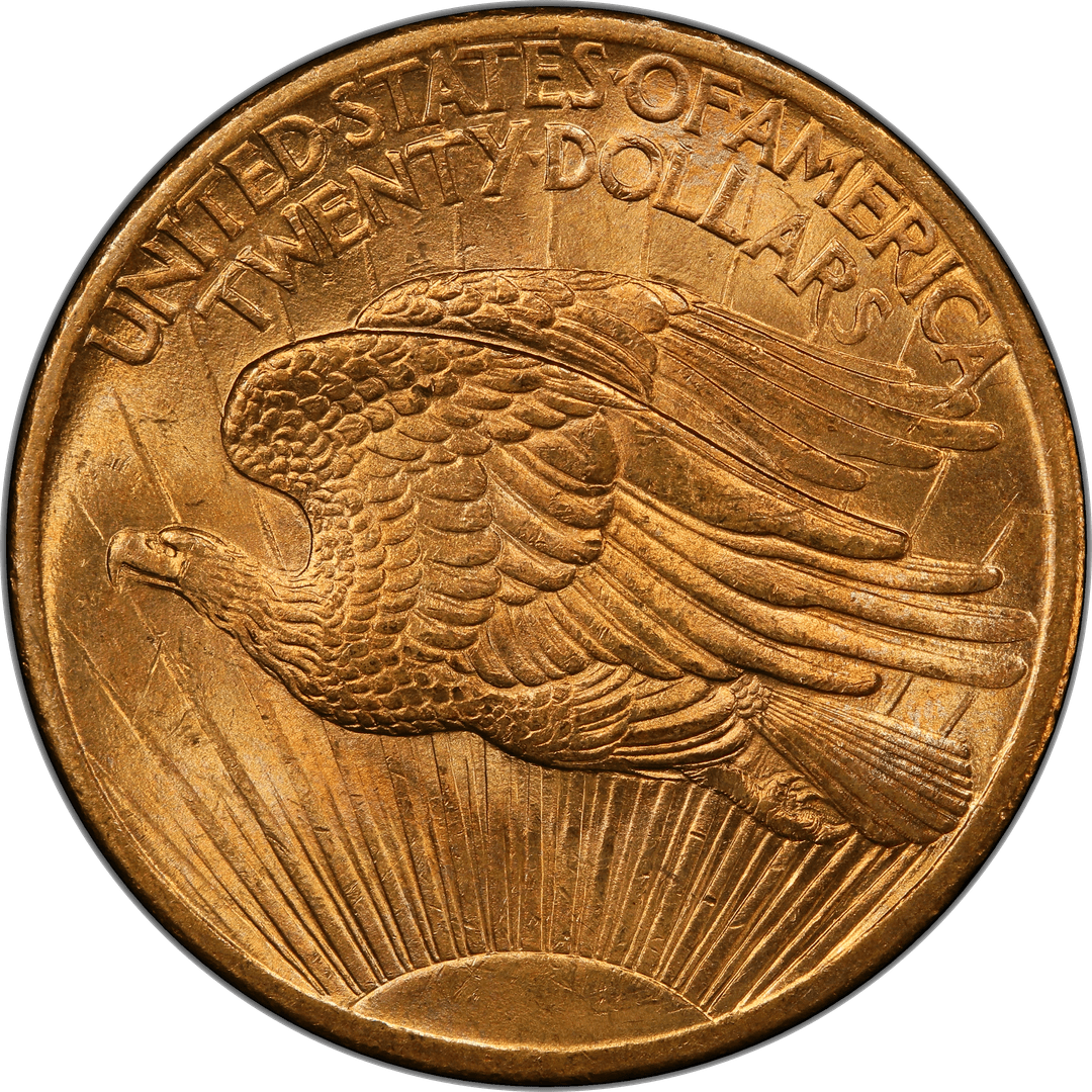 Saint-Gaudens Gold Double Eagle Reverse